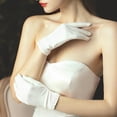thumbnail image 4 of guantes de novia Guantes de para novia para mujer, guantes blancos cortos para de , , ópera Magideal guantes de novia, 4 of 7