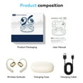 thumbnail image 4 of Open Ear Earbuds, Bluetooth 5.4 Wireless Earbuds with Earhooks, 70Hrs Playtime Bluetooth Earphones with LED Display Charging Case, Hifi Stereo Over Earbuds IP7 Waterproof for Sports, Running, Workout, 4 of 10