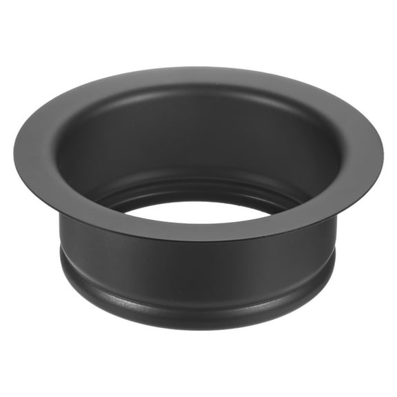Uxcell Garbage Disposal Sink Flange for 3-1/2 Inch Standard Drain [Black]