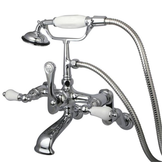 Remplissage de Baignoire sur Pattes avec Douchette à Main