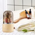 thumbnail image 1 of Puntoco Cubo de almacenamiento de brochas de maquillaje, lápiz labial para el hogar, lápiz de cejas, caja de almacenamiento de cosméticos, barril de cepillo giratorio de alto valor, 1 of 2
