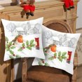 thumbnail image 2 of Fiudx Liquidación De Ahorros De Verano Funda De Cojín De Lino Y Algodón Navideño, Funda De Almohada Para Sofá, Decoración Del Hogar, 2 of 4