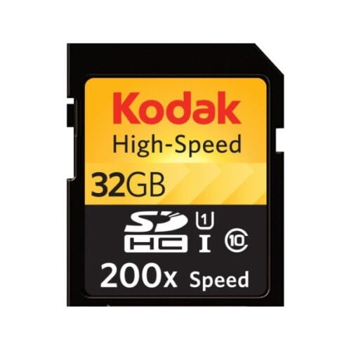 KODAK 32GB SDHC UHS1 200X HIGH SPEED CARD KSD32GHSBNA200 30MB/SEC CLASS 10 GREAT FOR HD VIDEO