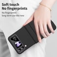 thumbnail image 2 of MonsDirect for 6.7 inch Samsung Galaxy Z Flip 4 5G 2022 Case, Hinge Protection Hard PC Back Shell Anti-Drop Slim Shockproof Full Coverage with Independent Lens Circle for Galaxy Z Flip 4, Black, 2 of 7