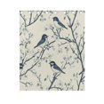 thumbnail image 5 of Birds and Flowers Pattern Thermal Blackout Curtains 63x55 Inch 2 Panels Grommet Window Drapes for Bedroom Living Room, 5 of 5