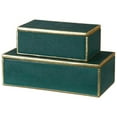 thumbnail image 3 of Bowery Hill Contemporary 2 Piece Box Set in Emerald Green, 3 of 4