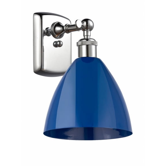 Innovations Lighting - Plymouth Dome - 1 Light Wall Sconce In Industrial