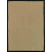 Surya Soho Area Rugs - SOHO Solid & Striped Beige Natural Solid Border Rug