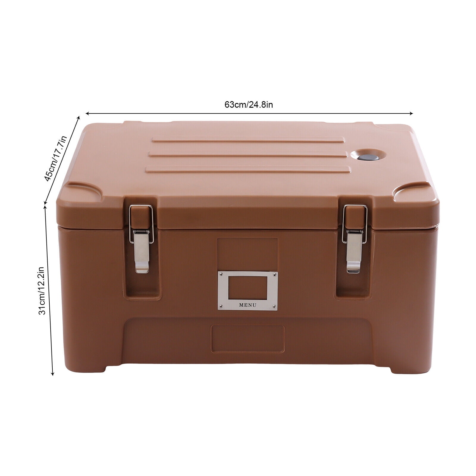 30L Food Warmer - Stainless Steel Insulated Food Pan Carrier Hot