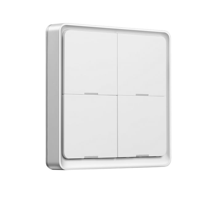 Smart Wireless 12 Escena Botón Controlador de 4 puertos ZigBee- Escena Tuya Pared Smart home