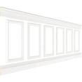 thumbnail image 3 of Ekena millwork 94 1/2"L (Adjustable 36"H to 40"H) Ashford Square Panel Traditional Wainscot Paneling Kit, 3 of 10