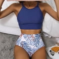 thumbnail image 1 of CEHVOM Bikini Imprimé à la Taille pour Femmes, 1 of 5