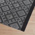 thumbnail image 4 of B. Smith Vinyl Woven Diamond Print Placemats, Black and Ivory (4 Pack) , 13" x 18", 4 of 7