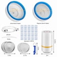 thumbnail image 6 of Electric Mason Jar Vacuum Sealer Set Wide & Regular For Food Saver Sealers Kit, 6 of 6