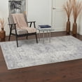thumbnail image 3 of KUETH Modern 9x12 Area Rugs for Living Room, Non Slip Machine Washable Retro Rugs, Low Pile Chenille Print Rug for Bedroom, Dining Room, Home Office, 3 of 6