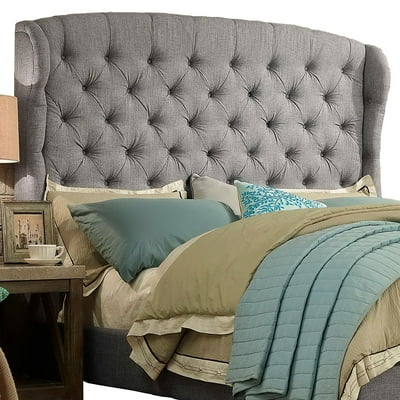 Rosevera Cicilia Upholstered Wingback Headboard