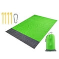 thumbnail image 2 of Manta de picnic de bolsillo Durable Plegable Compacto Secado rápido Estera de playa para acampar Verde claro Zulema Manta de picnic, 2 of 8