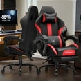 thumbnail image 4 of GTPLAYER Ergonomic Gaming Chair with Footrest and Lumber Support for Adults, Red, 4 of 9
