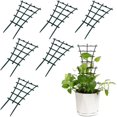thumbnail image 1 of Plant Trellis Plastic Potted Plant Supports Stackable Garden Trellis for Indoor Plants 6 Pcs, 1 of 5