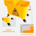 thumbnail image 4 of Carrito de Limpieza con Exprimidor y Llantas 20 lts., 4 of 4