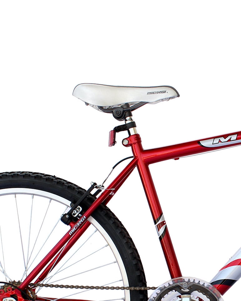 Wonder Wheels 26 Inch Mountain Bike MTB 18 Speed Bicycle, Bike, Steel Frame Alloy Rims 36 H - Burgundy