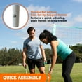 thumbnail image 3 of 20-ft Outdoor Volleyball and Badminton Set with Adjustable Steel Poles and Accessories by Hall of Games, 3 of 9