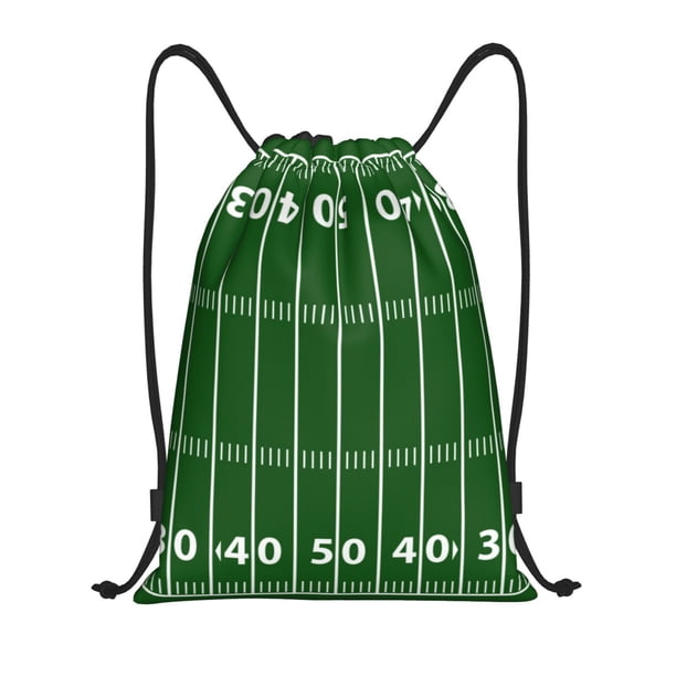 Fotbe American Football Field1 Bolsa Mochila con Cordón Estampada, Bolsa de Gimnasio Deportiva, Bolsa Cinch, Bolsa con Cordón para Hombres y Mujeres-Medium
