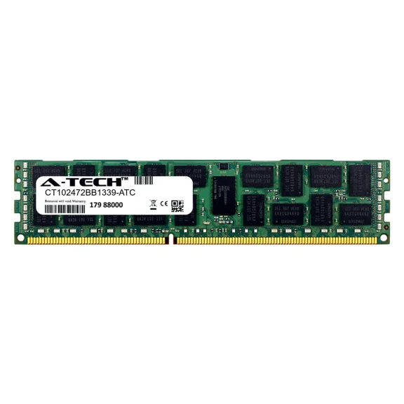 8Gb Ddr3 Pc3-10600R Rdimm (Crucial Ct102472Bb1339 Equivalent) Server Memory Ram