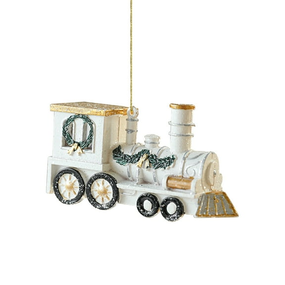 Christmas Train Christmas Tree Hanging Ornaments Pendant Red Christmas Decor Vintage Christmas Decorations