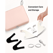 Red Light Therapy for Face, 4 Modes Led Face Mask Light Therapy with Travel Bag, 850NM near Infrared, 5 Brightness Levels Red Light Mask for Facial Skincare