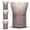 Smoke Gray, variant on Bruno Magli Whiskey Glasses with Gold Rim, Set of 4 - Clear