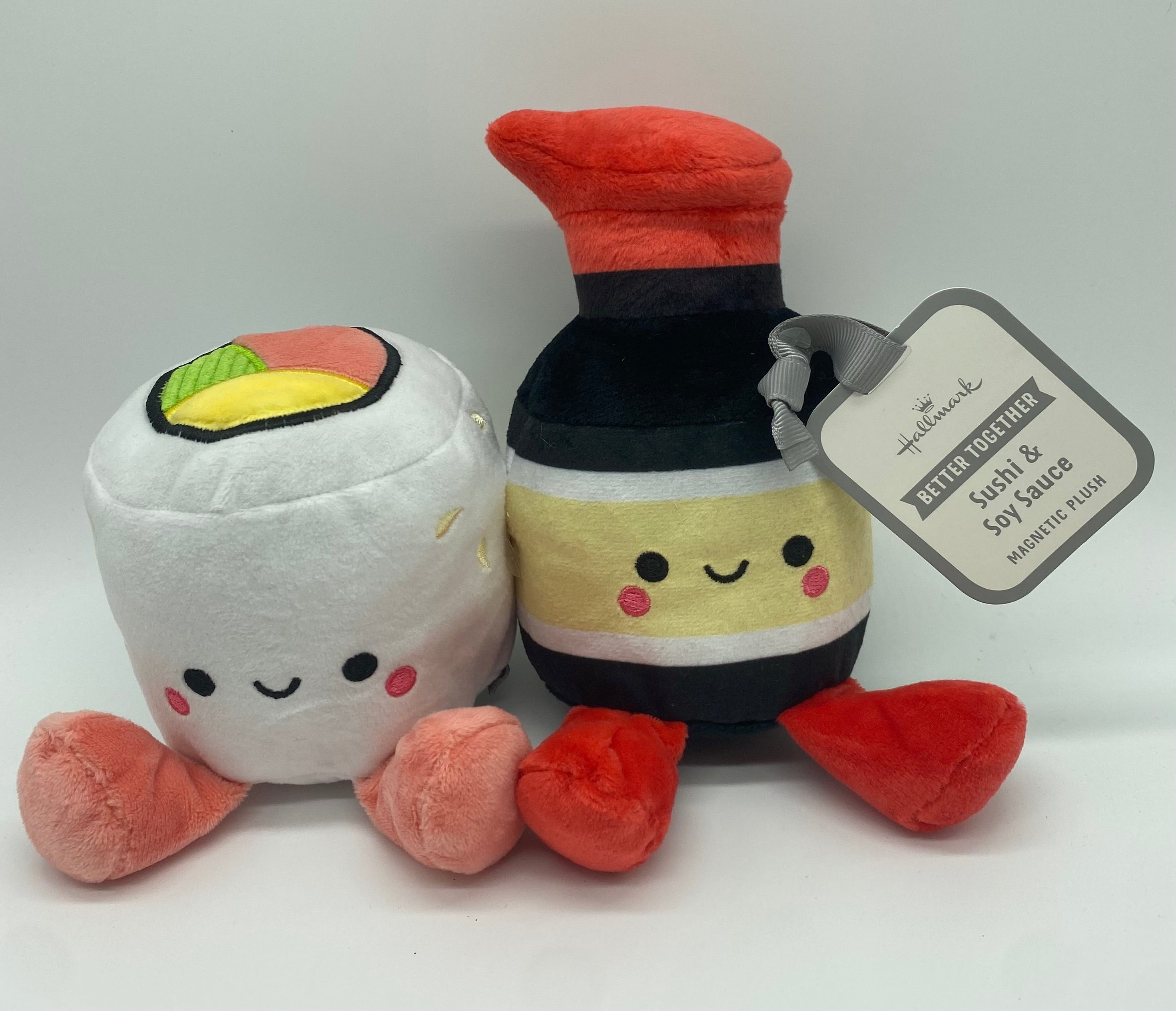 Hallmark Better Together Sushi and Soy Sauce Plush New with