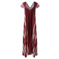 thumbnail image 4 of SZXZYGS Robes Midi pour Femmes Été Décontracté Femmes 2023 Été Style Plage Femme Robe Longue à Col en V Coupe Ajustée Sans Manches Robe de Soirée Décontractée Maxi Robes de Boîte de Nuit 2024, 4 of 5