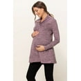 thumbnail image 2 of Shawl Collar Maternity Knit Tunic Sweater, 2 of 3