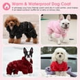 thumbnail image 6 of UOSIA Dog Coat, Waterproof Dog Jacket, Fullbody Dogs Winter Coat, Puppy Puffer Jacket, 6 of 7