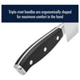 thumbnail image 5 of Drevy Forged Premio Hollow Edge Santoku Knife, 7-inch, Black/Stainless Steel, 5 of 8