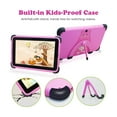 thumbnail image 4 of weelikeit 7 inch Kids Tablet,Android 11.0 Tablet PC for Kids, 2GB RAM 32GB ROM Child Tablet with WiFi6, IPS HD Display,Dual Camera,Parental Control,Built in Kid-Proof Case,with Stylus(Pink), 4 of 7