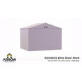 thumbnail image 4 of Arrow Elite 10 x 8 x 8 ft Cool Grey Steel Storage Shed, 4 of 8