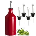 thumbnail image 3 of Mightlink 4Pcs Wine Pourers Multi-purpose Reusable Leakproof Food Grade Easy Clean Liquor Pouring Device with Cap Oil Spout Liquor Bottle Pourers Bar Accessories, 3 of 7