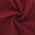 thumbnail image 6 of Ygbgbb Women's Knitted Cedar Pullover Button Long Sleeved V-Neck Dress (Wine,XXL), 6 of 7