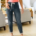 thumbnail image 6 of Cargo Yoga Pants for Women Plus Size High Waist Wide Leg Lounge Trousers Bootcut Flare Yoga Pant with Multi Pockets, 6 of 7