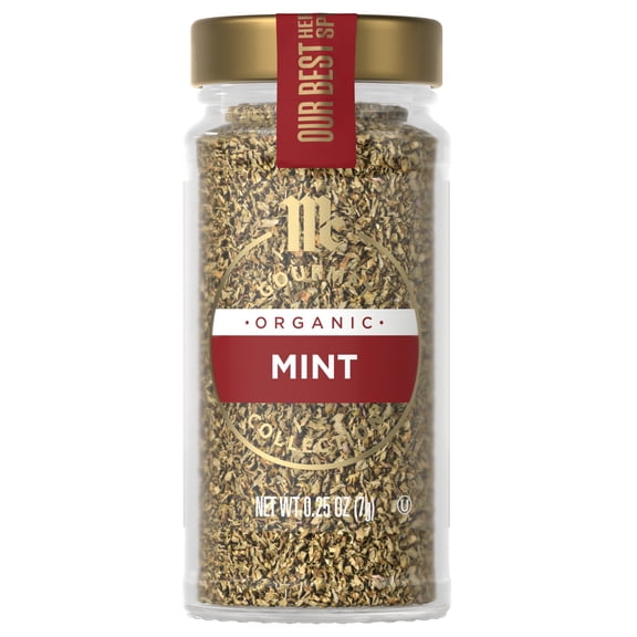 Pack Of 2 McCormick Organic Mint, 0.25 oz (Package May Vary)