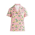 thumbnail image 5 of Joyspun Women's Dreamy Soft Collection Notch Collar Top and Shorts Pajama Set, 2-Piece, Sizes XS-3X, 5 of 5