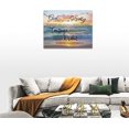 thumbnail image 5 of Coastal Serenity Prayer Wall Art Seascape Scripture Quotes Canvas Prints Painting Ocean Beach Pictures Framed Religious Artwork Office Home decor for Bedroom Dining Living Room Bathroom 16"x12", 5 of 6