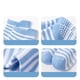 thumbnail image 2 of Zhuge Calcetines antideslizantes para niños, transpirables y suaves, uso diario, serie oscura, 6 pares, Código M, 2 of 5