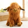 thumbnail image 2 of Highland Cows Stuffed Animal Dolls Scottish Highland Cows Plush Toys Cute Farm Plushie Christmas Birthday Gifts for Adults Kids Boys Girls, 2 of 8