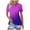 Womens Tops Purple, variant on Womens Golf Shirts Casual Short Sleeve Button Lapel Moisture Wicking T-Shirts Loose Gradient Printed Dressy Collared Basic Business Workout Tops