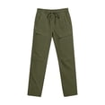thumbnail image 7 of HADST Women's Cargo Drawstring Elastic Waist Pants Utility Trousers with Multi-Pockets, Solid Color Straight Fit for Outdoor, 7 of 7