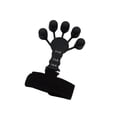 thumbnail image 3 of Fortalecedor de agarre de mano Pinza de camilla de silicona Extensor de mano cómodo para entrenador de tenis Muñeca Mano Equipo de artritis de negro Macarena Ejercicio de dedo, 3 of 8