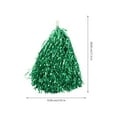 thumbnail image 2 of LOLIPPYY 10 Pcs Green Plastic Cheerleading Poms With Handle For Kids And Students Sports Events, 2 of 8
